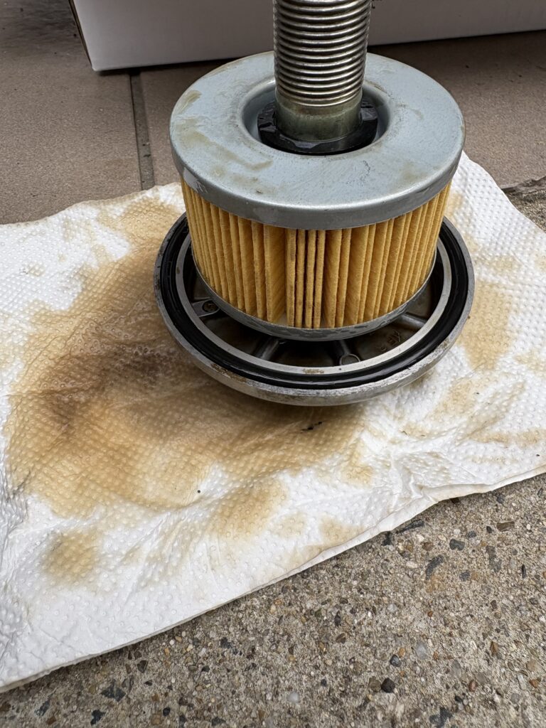 オイルフィルター完成