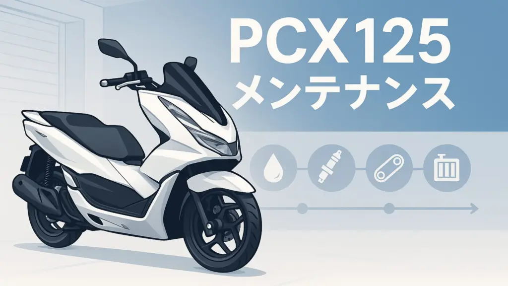 PCX125　メンテナンスアイキャッチ画像